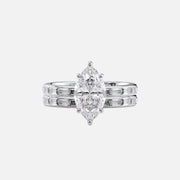  The Jennifer Marquise Lab Diamond Ring 18k White Gold 003