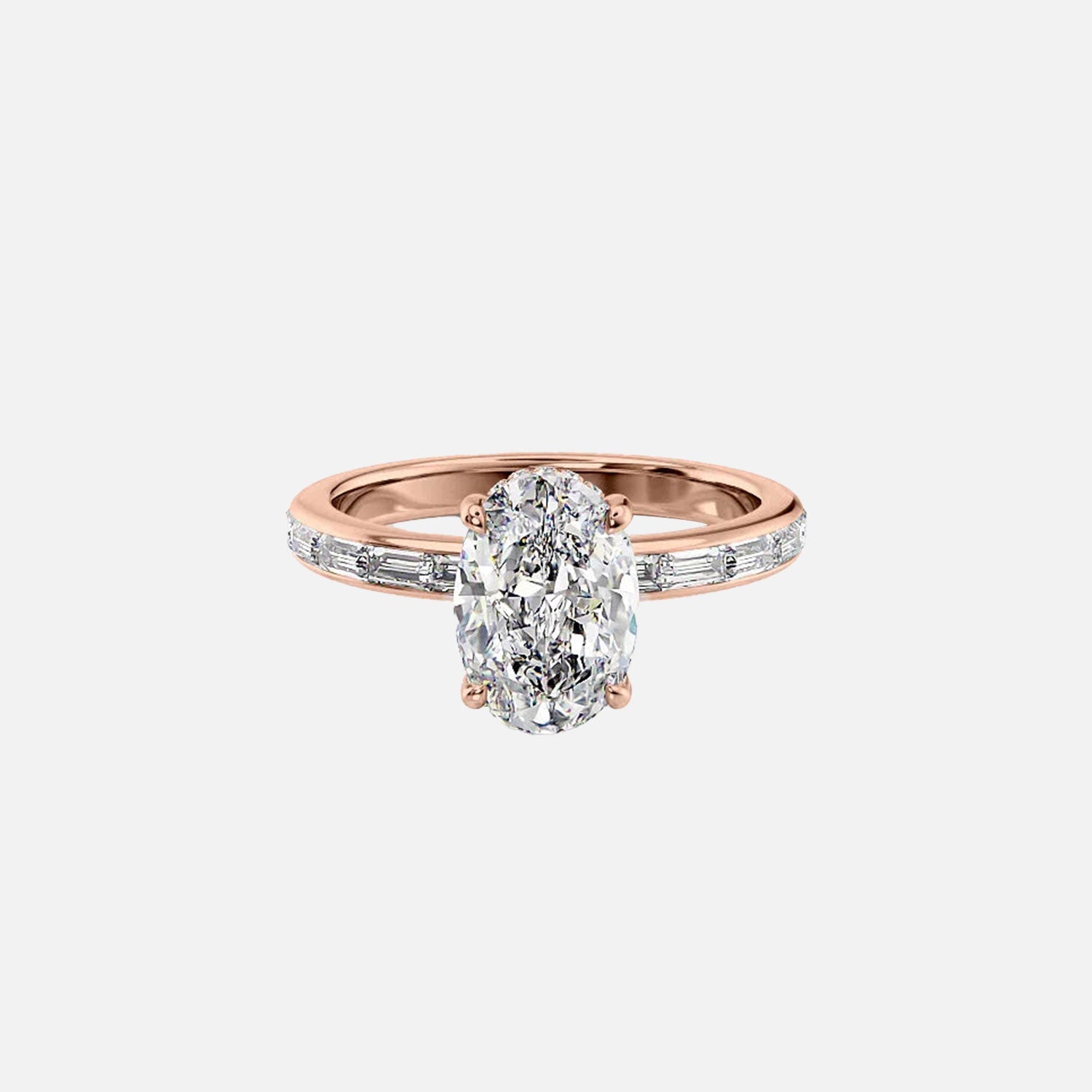  The Jennifer Oval Lab Diamond Ring 14k Rose Gold 001