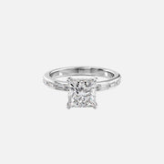  The Jennifer Princess Lab Diamond Ring 18k White Gold 001