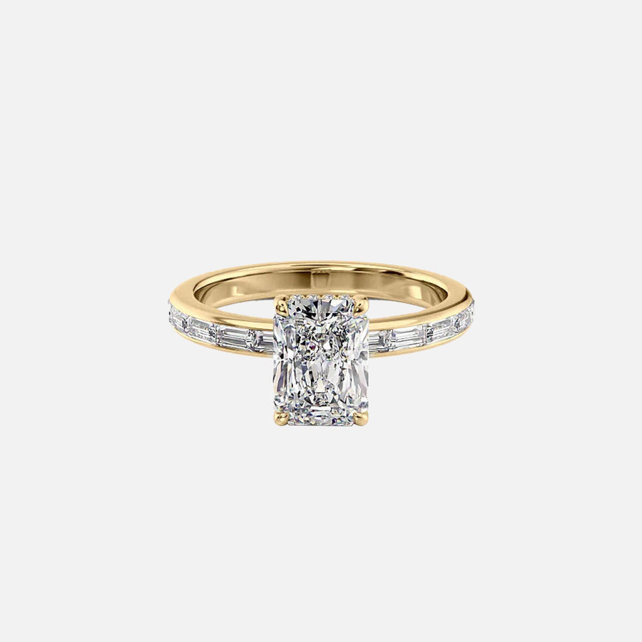 The Jennifer Radiant Lab Diamond Ring 14k Yellow Gold 001