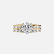  The Jennifer Round Lab Diamond Ring 18k Yellow Gold 003