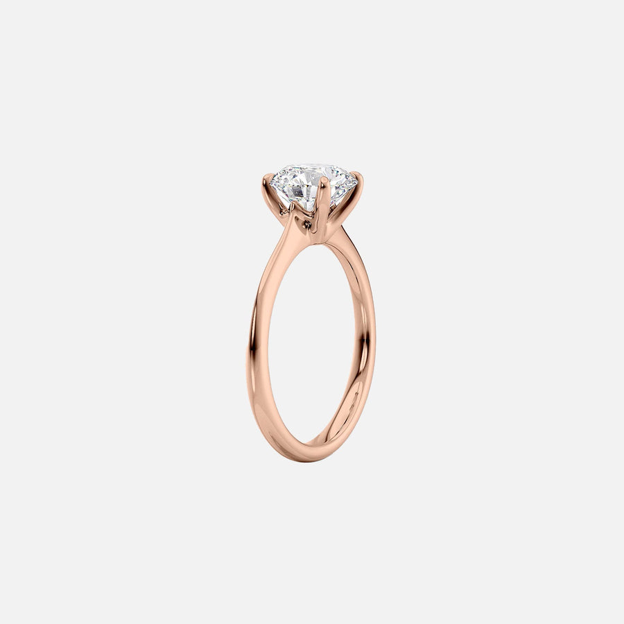  The Katelyn Oval Lab Diamond Ring 14k Rose Gold 002