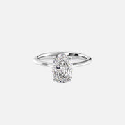  The Katelyn Oval Lab Diamond Ring 14k White Gold 001