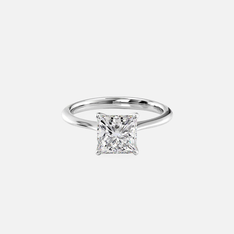  The Katelyn Princess Lab Diamond Ring 18k White Gold 001