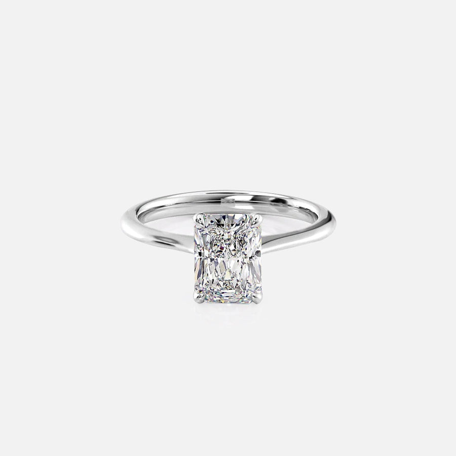  The Katelyn Radiant Lab Diamond Ring 18k White Gold 001