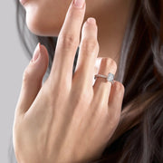  The Kayla Radiant Lab Diamond Ring 14k Rose Gold 003