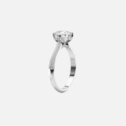  The Kayla Radiant Lab Diamond Ring 14k White Gold 002