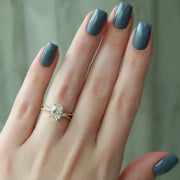  The Kelsey Oval Lab Diamond Ring 18k Yellow Gold 003