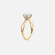  The Kelsey Princess Lab Diamond Ring 14k Yellow Gold 002
