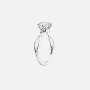  The Kelsey Radiant Lab Diamond Ring 18k White Gold 002