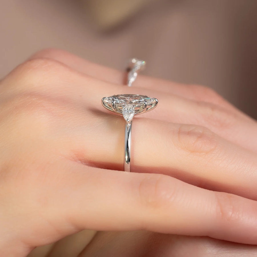 The Lauren Marquise Moissanite Ring 18k White Gold 004 Final