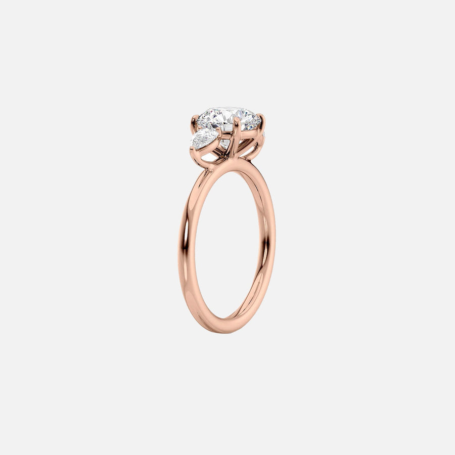  The Lauren Oval Lab Diamond Ring 18k Rose Gold 002