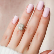  The Lenny Radiant Moissanite Ring 14k Yellow Gold 003
