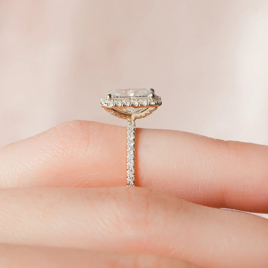 The Lenny Radiant Moissanite Ring 14k Yellow Gold 004 Final