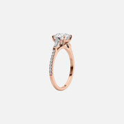 The Leona Cushion Pave Moissanite Ring - KNT - Engagement Rings, Wedding Bands & Fine Jewelry