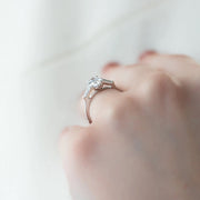 The Leona Oval Pave Moissanite Ring - KNT - Engagement Rings, Wedding Bands & Fine Jewelry
