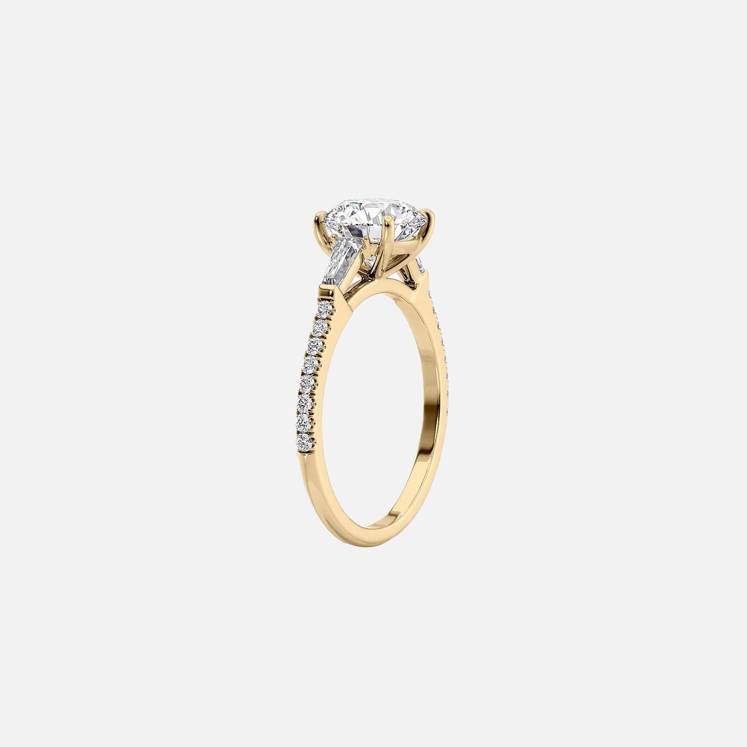 The Leona Pear Pave Moissanite Ring - KNT - Engagement Rings, Wedding Bands & Fine Jewelry