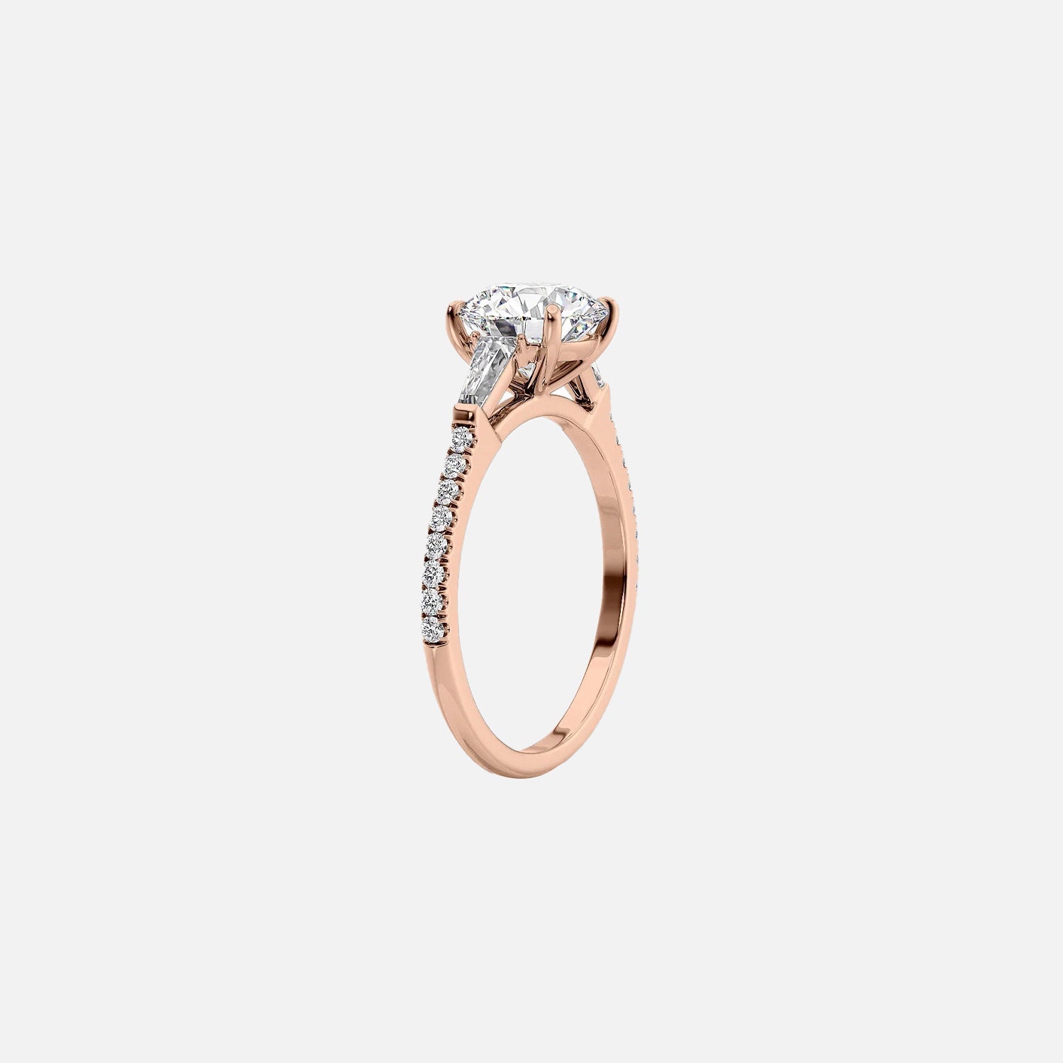 The Leona Radiant Pave Moissanite Ring - KNT - Engagement Rings, Wedding Bands & Fine Jewelry