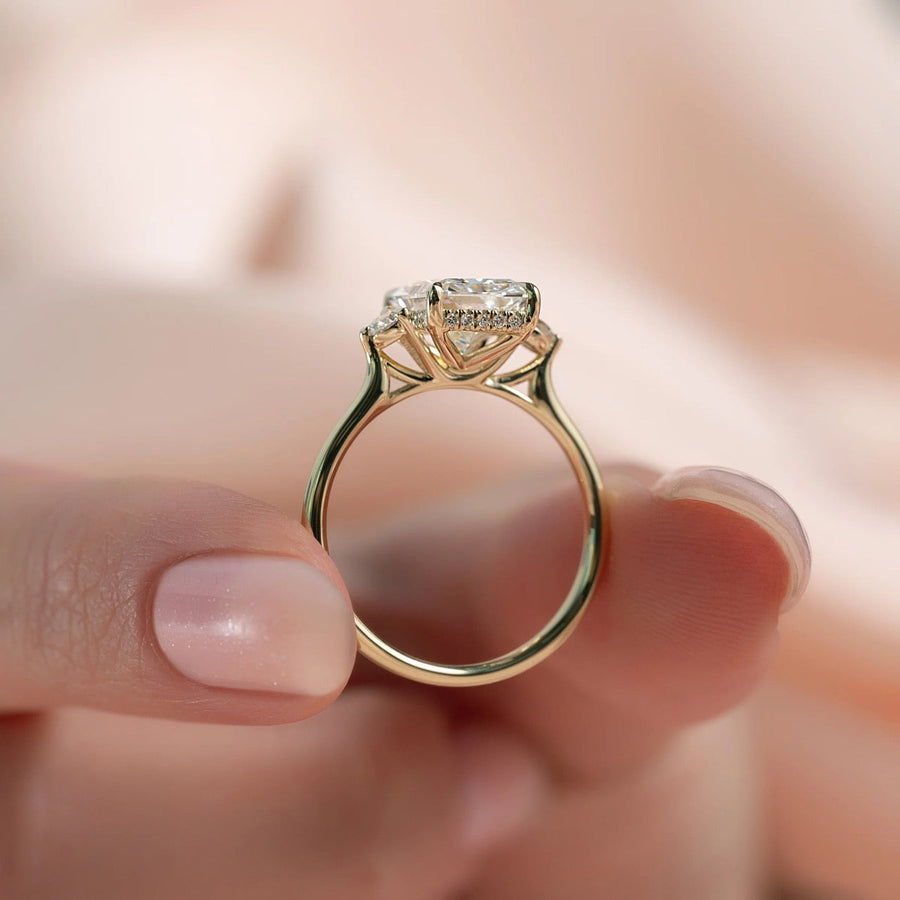  The Lia Radiant Lab Diamond Ring 14k Yellow Gold 005 Final