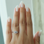  The Lia Round Moissanite Ring 14k White Gold 004 Final