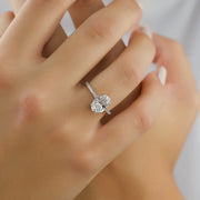  The Mandy Oval Moissanite Ring 18k White Gold 004 Final