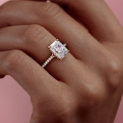  The Mandy Radiant Lab Diamond Ring 14k Rose Gold 005 Final