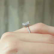  The Mandy Radiant Lab Diamond Ring 14k White Gold 004 Final
