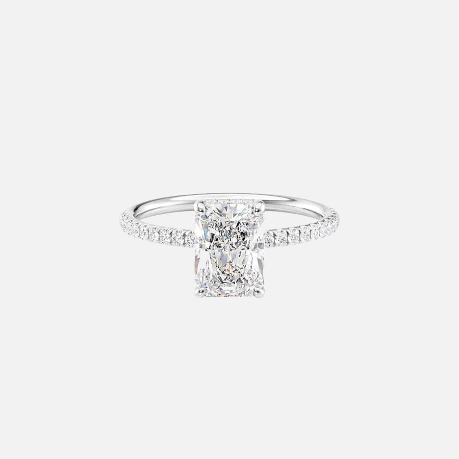  The Mandy Radiant Lab Diamond Ring 18k White Gold 001 20.20.23