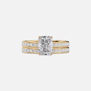  The Marilyn Radiant Lab Diamond Ring 18k Yellow Gold 003
