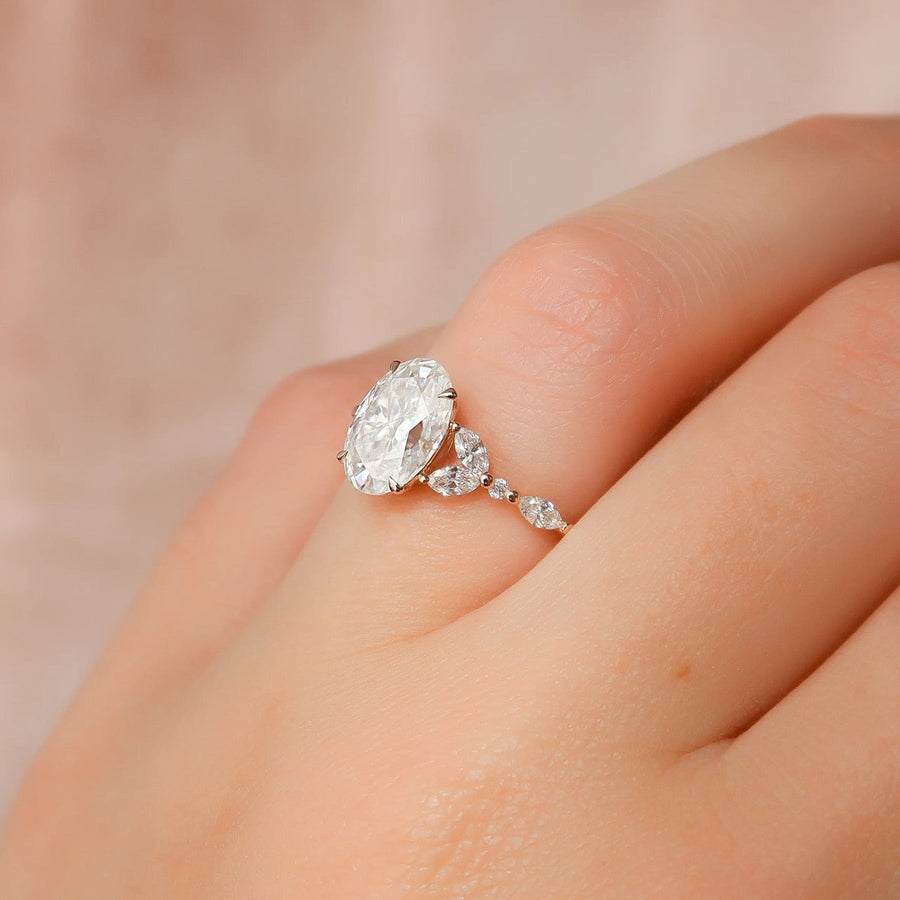  The Marquise Chelsea Oval Lab Diamond Ring 18k Rose Gold 004 Final