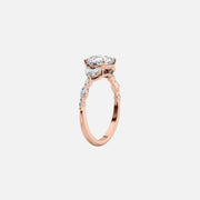  The Marquise Chelsea Pear Moissanite Ring 18k Rose Gold 002