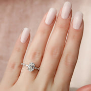  The Marquise Lucia Oval Lab Diamond Ring 14k White Gold 004