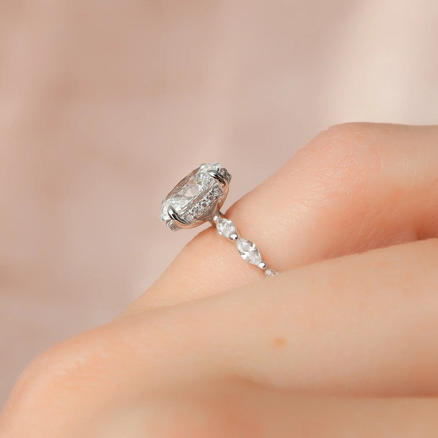  The Marquise Lucia Oval Moissanite Ring 14k White Gold 005 Final