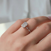 The Marquise Lucia Radiant Lab Diamond Ring 18k Rose Gold 005 Final