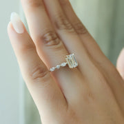  The Marquise Round Lindsey Emerald Lab Diamond Ring 14k Yellow Gold 004 Final