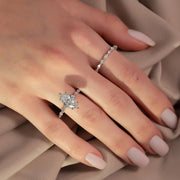  The Marquise Round Lindsey Marquise Lab Diamond Ring 18k White Gold 003