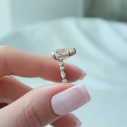  The Marquise Round Lindsey Pear Lab Diamond Ring 14k Rose Gold 004 Final