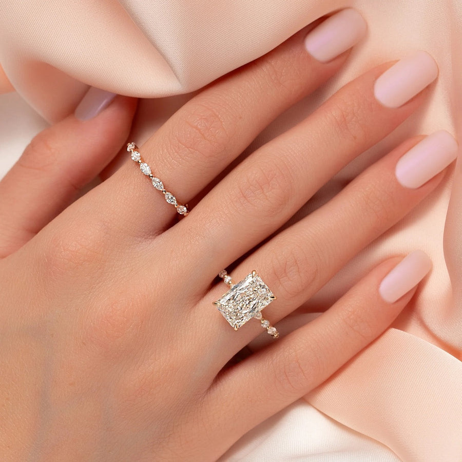  The Marquise Round Lindsey Radiant Lab Diamond Ring 14k Yellow Gold 004 Final