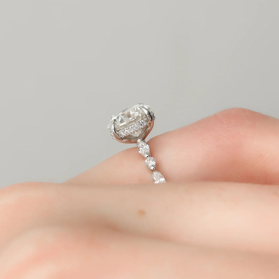  The Marquise Round Lindsey Round Lab Diamond Ring 14k White Gold 004 Final