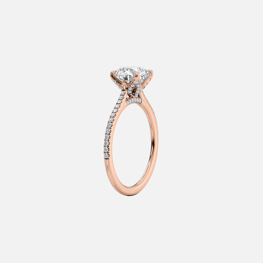 The Meera Princess Pave Moissanite Ring - KNT - Engagement Rings, Wedding Bands & Fine Jewelry