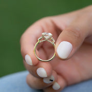  The Megan Pears Round Moissanite Ring 14k Yellow Gold 005 Final