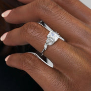  The Melissa Cushion Lab Diamond Ring 14k White Gold 005 Final