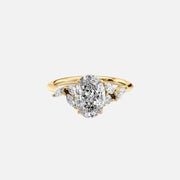 The Melissa Oval Lab Diamond Ring 14k Yellow Gold 001