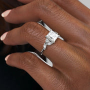  The Melissa Princess Lab Diamond Ring 18k White Gold 005 Final