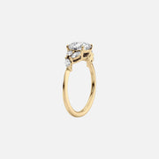 The Melissa Radiant Lab Diamond Ring 14k Yellow Gold 002