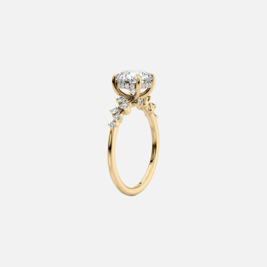  The Mia Marquise Lab Diamond Ring 14k Yellow Gold 002