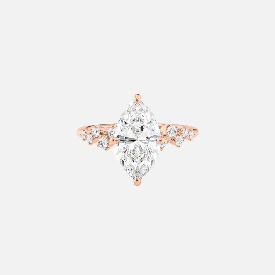  The Mia Marquise Lab Diamond Ring 18k Rose Gold 001
