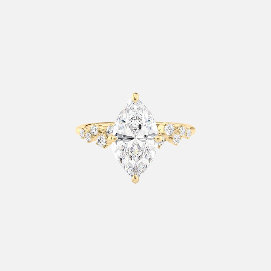  The Mia Marquise Lab Diamond Ring 18k Yellow Gold 001