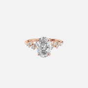  The Mia Oval Lab Diamond Ring 18k Rose Gold 001