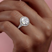  The Miley Round Moissanite Ring 18k White Gold 005 Final